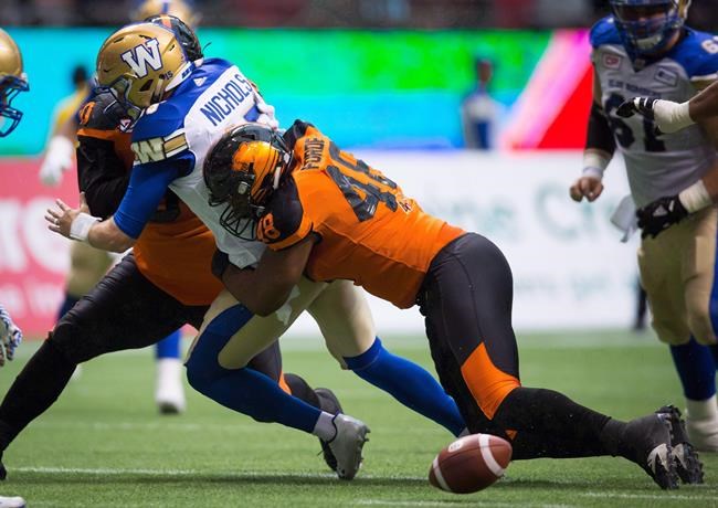 Defensive lineman Maxx Forde traded to Ottawa Redblacks from BC Lions | iNFOnews.ca
