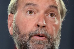 NDP's Tom Mulcair predicts three-way fight in 2015 federal election | iNFOnews.ca CP29800603