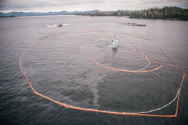 First Nation says sunken tug lifted from ocean after 33 days in B.C. waters | iNFOnews.ca