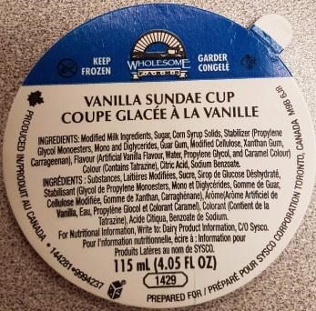 Wholesome Farms' Vanilla Sundae Cups recalled due to Listeria risk | iNFOnews.ca Wholesome Farms' Vanilla Sundae Cups recalled due to Listeria risk | iNFOnews.ca