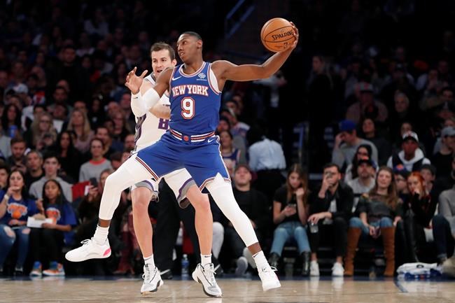 What load management? Rookie RJ Barrett logging heavy minutes in New York | iNFOnews.ca CP898465527