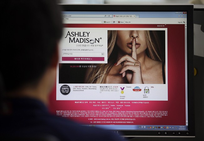 Dating site for married people seeking affairs suffers cyberattack | iNFOnews.ca CP33901550