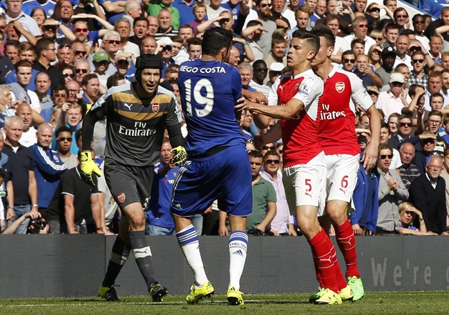 Diego Costa's actions anger Arsenal as Chelsea wins London derby 2-0 in Premier League | iNFOnews.ca CP34631366