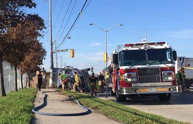 Driver of truck that crashed while carrying pigs to slaughterhouse facing charges | iNFOnews.ca Driver of truck that crashed while carrying pigs to slaughterhouse facing charges | iNFOnews.ca