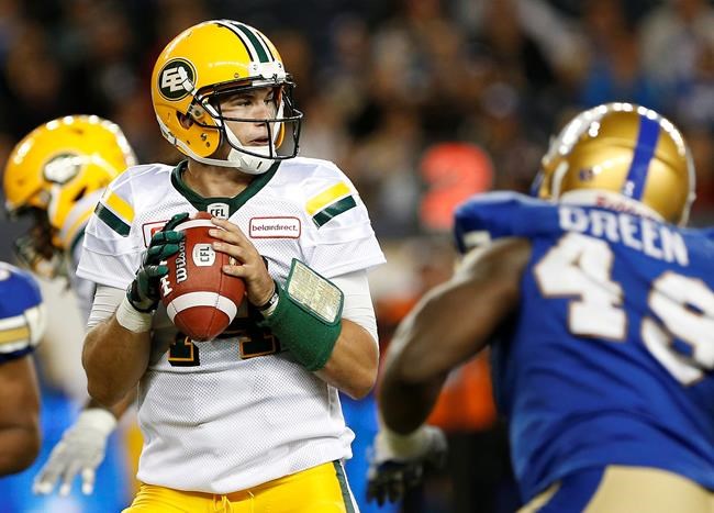 Kline, Harris, Grice scored late as Eskimos earn 38-38 tie with Blue Bombers | iNFOnews.ca