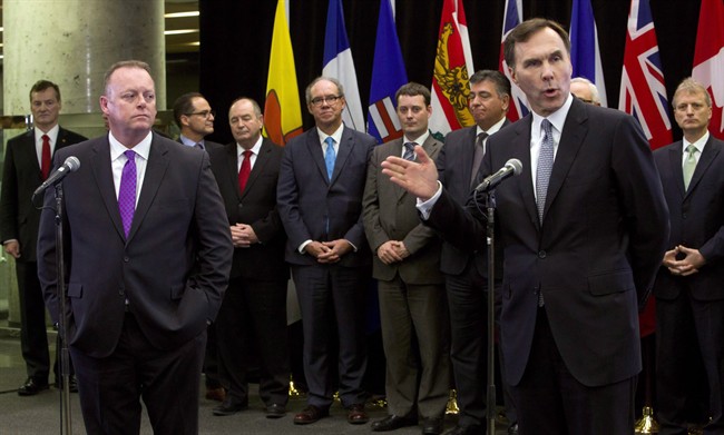 Federal-provincial finance ministers talk about fresh equalization figures | iNFOnews.ca CP35762067