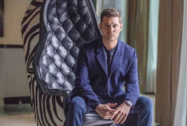 Michael Buble says son 'progressing well' from cancer, doctors 'very optimistic" | iNFOnews.ca CP347626313