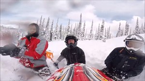 B.C. snowmobiler captures harrowing video of being buried alive in avalanche | iNFOnews.ca CP32605868