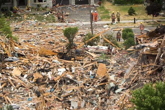 No survivors in rubble of house that exploded west of Toronto, killing one woman | iNFOnews.ca