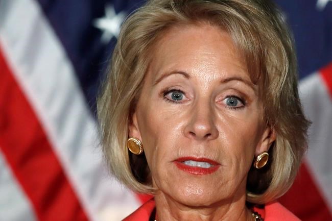 Controversial U.S. education secretary to visit Ontario on public education trip | iNFOnews.ca CP171254517