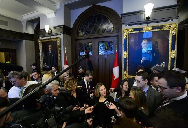 Freeland, Hunt to host Canadian-British press freedom summit this summer | iNFOnews.ca Freeland, Hunt to host Canadian-British press freedom summit this summer | iNFOnews.ca