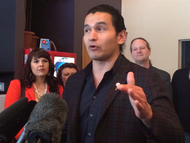 Star provincial candidate Wab Kinew questioned about misogyny in Manitoba | iNFOnews.ca CP36641915