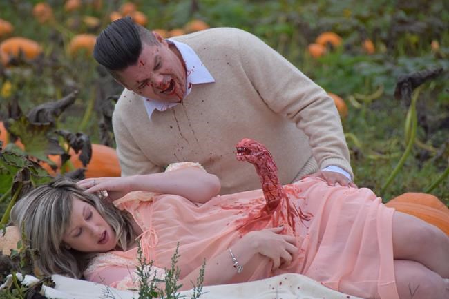 Couple from B.C. recreate 'Alien' birth scene for maternity photo shoot | iNFOnews.ca Couple from B.C. recreate 'Alien' birth scene for maternity photo shoot | iNFOnews.ca