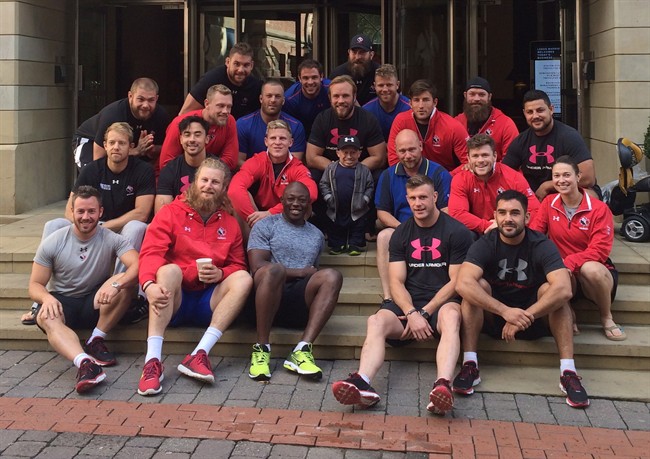 Who knew? Canadian Rugby World Cup team meets up with Mini-Me in Leeds hotel | iNFOnews.ca CP34696760