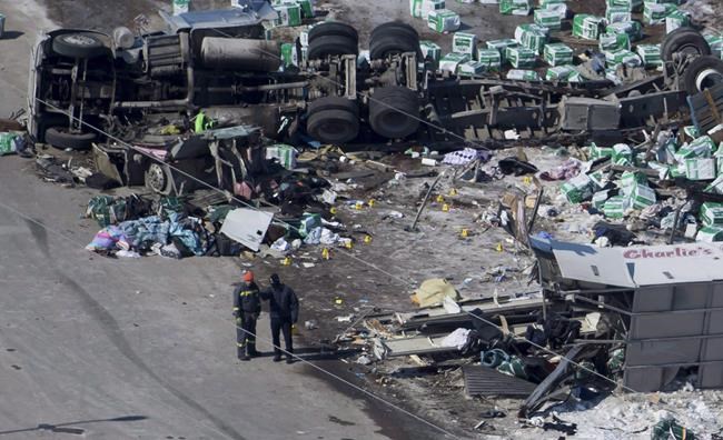 Still investigating: RCMP say too early to know what happened in Broncos crash | iNFOnews.ca