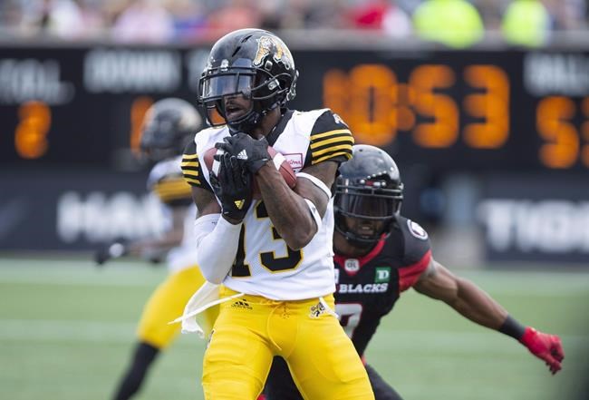 Hamilton Tiger-Cats re-sign international wide receiver Jalen Saunders | iNFOnews.ca