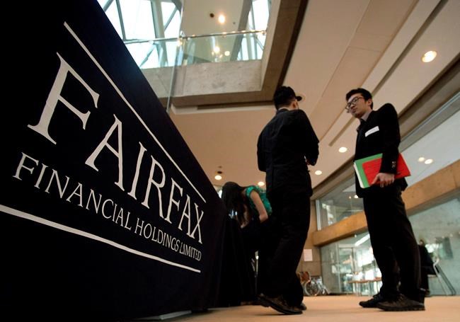 Fairfax Financial says chief financial officer David Bonham died suddenly | iNFOnews.ca