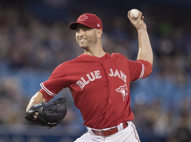 Blue Jays place starter J.A. Happ on 10-day DL with left elbow inflammation | iNFOnews.ca Blue Jays place starter J.A. Happ on 10-day DL with left elbow inflammation | iNFOnews.ca