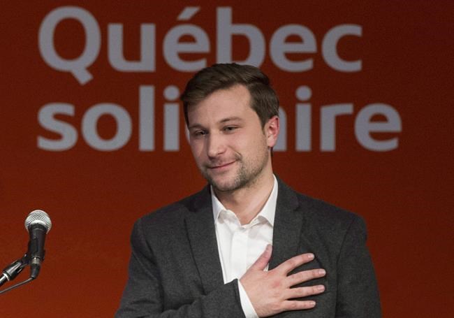 Former student leader rises to top post with left-wing Quebec solidaire | iNFOnews.ca