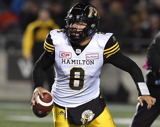 Hamilton Tiger-Cats re-sign quarterback Jeremiah Masoli to new CFL deal | iNFOnews.ca CP186215823