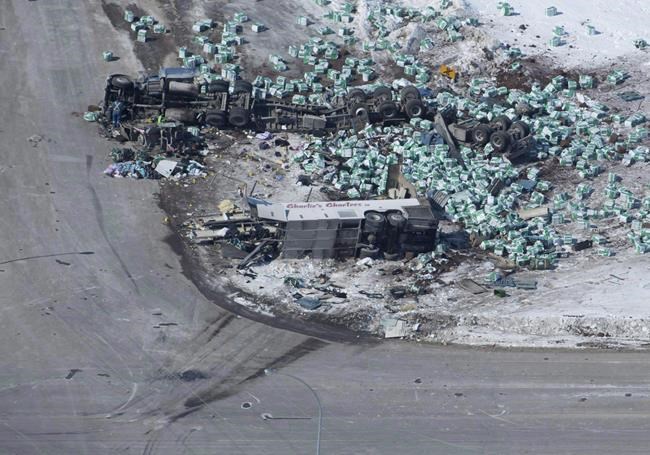 Truck driver criminally charged in Broncos bus crash to appear in court Tuesday | iNFOnews.ca