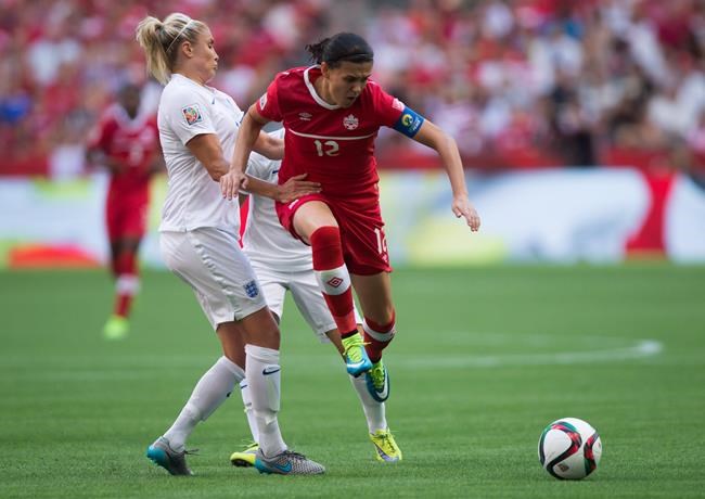 Canada captain Christine Sinclair scores goal No. 180 in 1-0 win over England | iNFOnews.ca