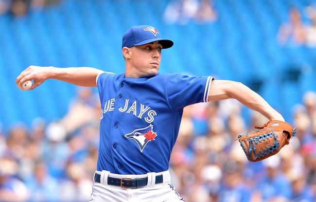 Jays pitcher Aaron Sanchez to throw a pair of bullpen sessions in minors | iNFOnews.ca CP33639718