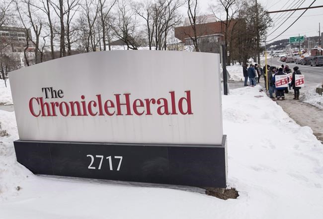Striking Chronicle Herald workers mark one-year anniversary of labour dispute | iNFOnews.ca