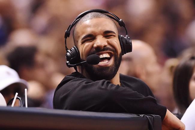 Hip-hop star Drake says he's hosting NBA Awards, wants to return to acting | iNFOnews.ca CP464845979
