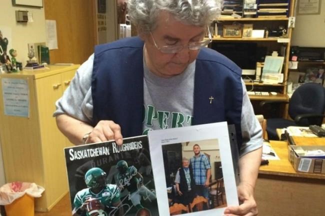 Retired Saskatchewan nun offers prayer for Riders in quest for Grey Cup | iNFOnews.ca