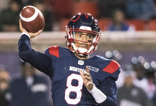 Alouettes starter Adams Jr. not fazed about starting first CFL playoff game | iNFOnews.ca