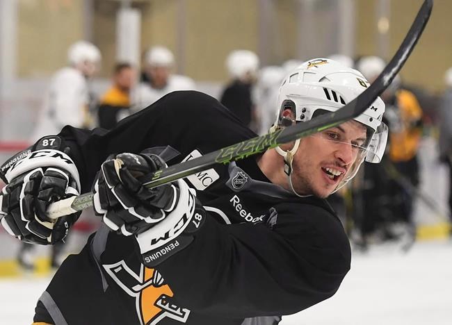 Crosby skates at Penguins practice, concussion recovery remains 'day-to-day process' | iNFOnews.ca
