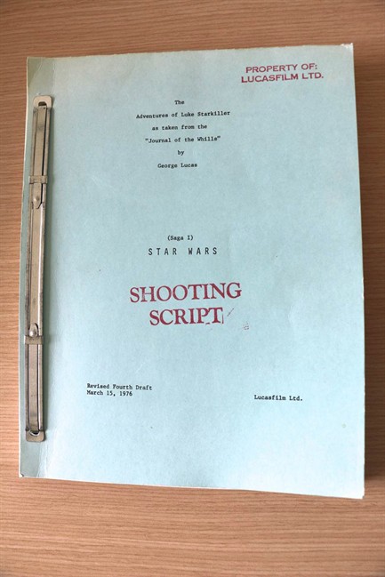 Original 'Star Wars' script discovered in University of New Brunswick library | iNFOnews.ca