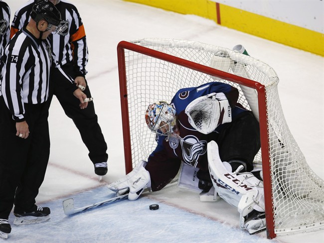 Colorado goaltender Semyon Varlamov named NHL first star of the week | iNFOnews.ca CP36144060