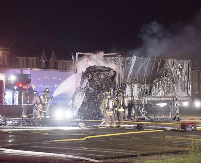 Manitoba truck driver charged in fiery Toronto collision that killed four | iNFOnews.ca