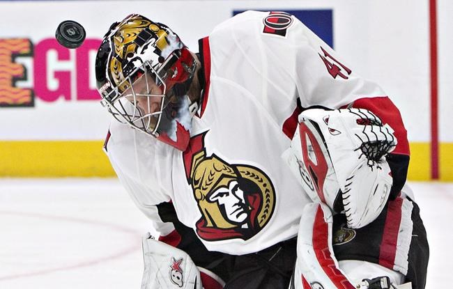 Goaltender Anderson takes personal leave from Senators to be with wife | iNFOnews.ca CP1098967195