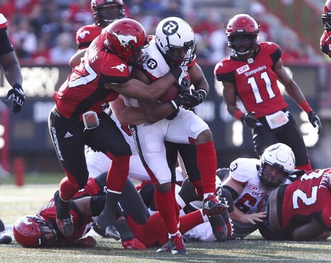 Linebacker Maleki Harris gets his name in Calgary Stampeder history books | iNFOnews.ca Linebacker Maleki Harris gets his name in Calgary Stampeder history books | iNFOnews.ca