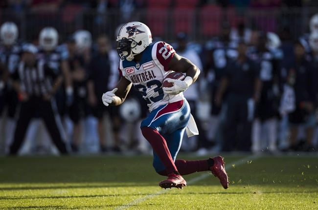 Lions acquire running back Rutley from Alouettes for future considerations | iNFOnews.ca CP892554506