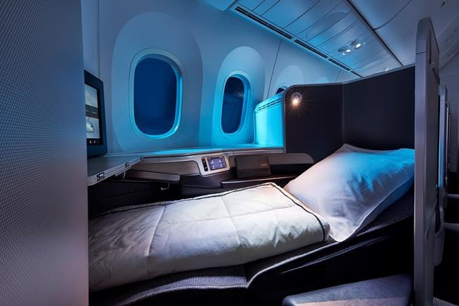 Air Canada to offer lie-flat seats on some North American flights | iNFOnews.ca CP870336176
