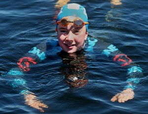 Fourteen-year-old aims for record in long-distance charity swim to P.E.I. | iNFOnews.ca CP29511884