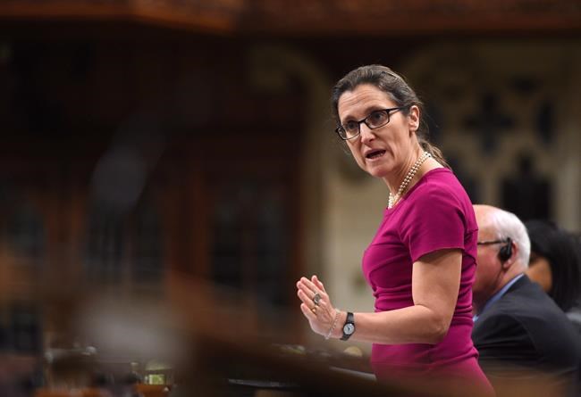 Freeland sees softwood progress as Canada-U.S. wage 'polite, amicable' trade war | iNFOnews.ca