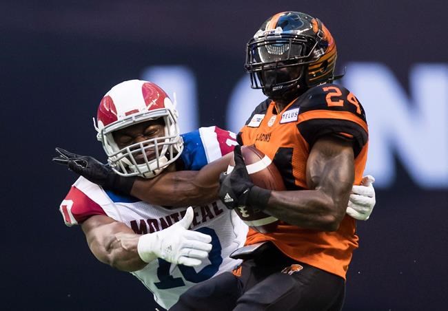 Montreal Alouettes linebacker Henoc Muamba still learning in eighth pro season | iNFOnews.ca