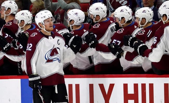 Avs winger Landeskog, Oilers centre McDavid, Knights goalie Fleury named NHL 3 stars | iNFOnews.ca CP458219724