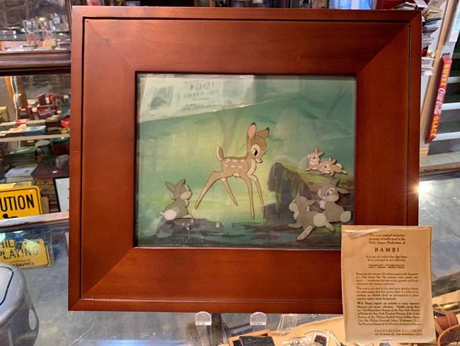 Homeless treasure hunter gets windfall from Bambi art found in Edmonton garbage | iNFOnews.ca Homeless treasure hunter gets windfall from Bambi art found in Edmonton garbage | iNFOnews.ca