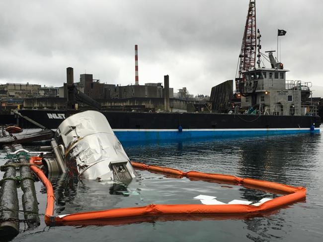 Tank of liquefied fish removed from ocean after waves knock it into B.C. waters | iNFOnews.ca