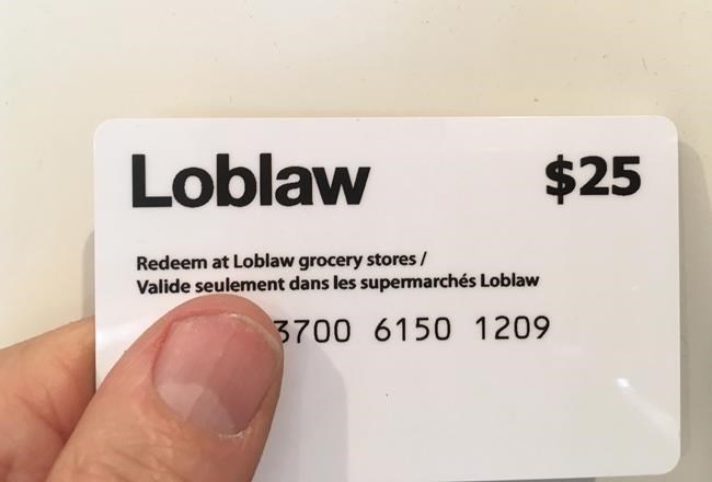 Federal privacy commissioner launches investigation into Loblaw gift card policy | iNFOnews.ca