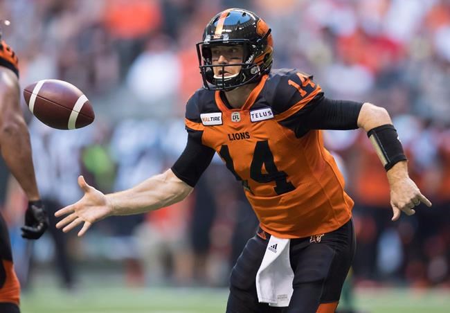 B.C. Lions Lulay 'feeling good,' expected to return from dislocated shoulder | iNFOnews.ca