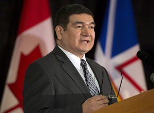 Canadian Press NewsAlert: Peter Penashue resigning as Labrador MP | iNFOnews.ca CP22478849