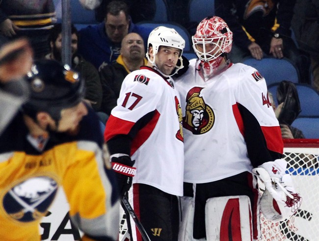 Senators trade goaltender Lehner to Sabres with Legwand for first-round pick | iNFOnews.ca CP33626755