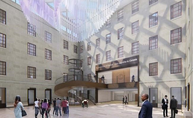 Supreme Court eyes brighter future with skylight, grand hall in temporary digs | iNFOnews.ca